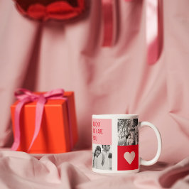 Taza Fotografía de la pareja de compañeros de clase | R