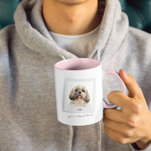 Taza Fotografía de mascota Fotograma Perro personalizad