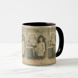 Taza Fotografía de modelo artístico de Art Nouveau Much