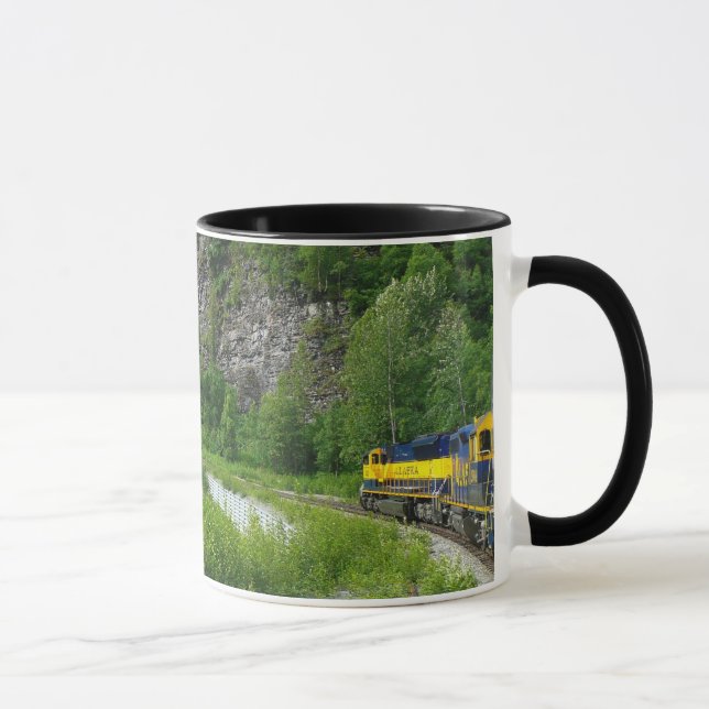 Taza Fotografía de vacaciones en tren Denali Express Al (Derecha)
