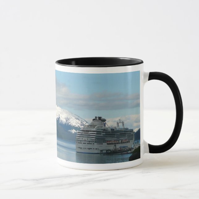 Taza Fotografía de viajes de crucero en Alaska (Derecha)
