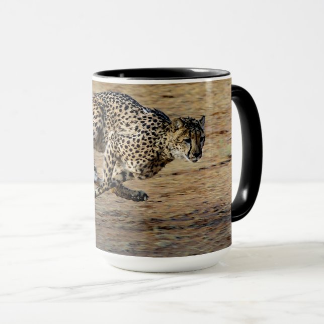 Taza Fotografía de Wildlife Cheetah (Anverso derecho)