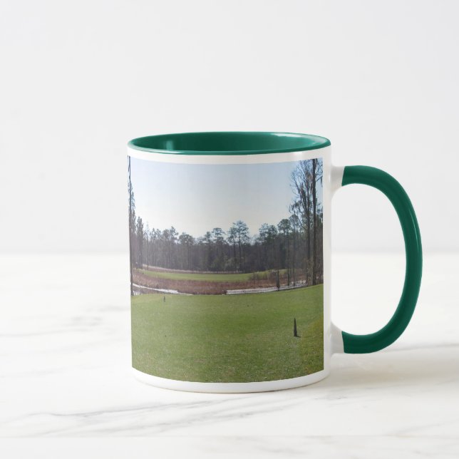 Taza Fotografía del campo de golf. (Derecha)