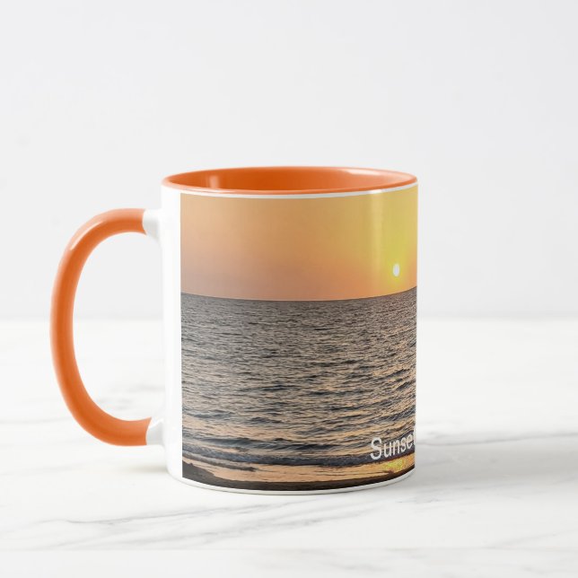 Taza Fotografía del Personalizable Hawaii Sunset (Izquierda)