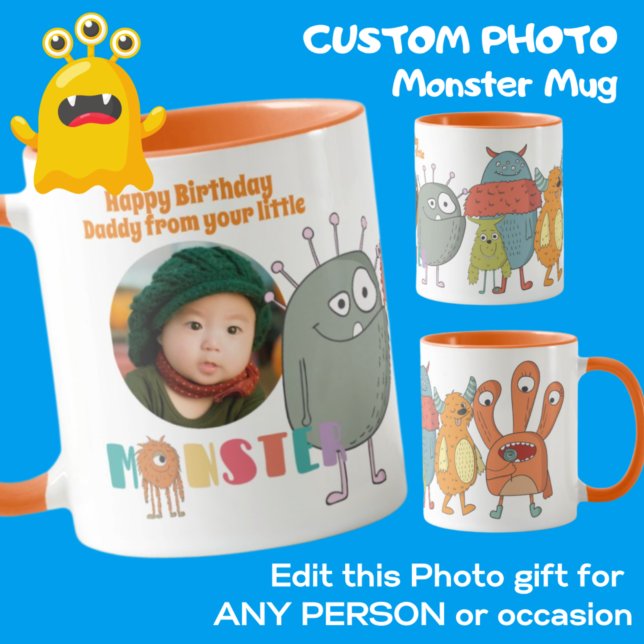 Taza FOTOGRAFÍA MUG CHICOS Pequeños Monstruos A MAMÁ GR (Subido por el creador)