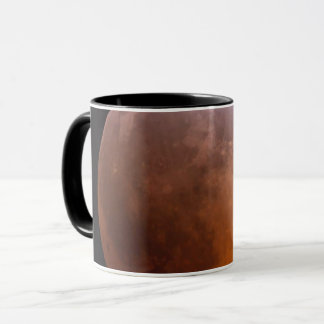 Taza Fotografía original de un eclipse lunar parcial 