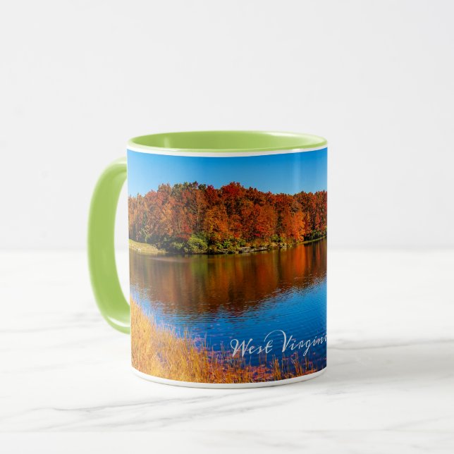 Taza Fotografía paisajística de Virginia Occidental (Anverso izquierdo)
