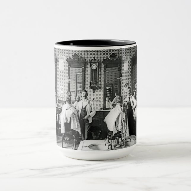 Taza fotografía para hombre del salón de pelo de la (Centro)