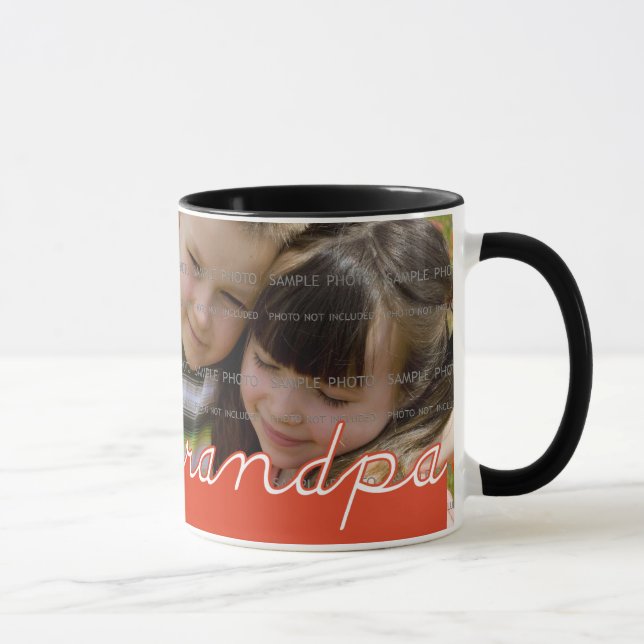 Taza Fotografía personalizada del Día del Padre para el (Derecha)