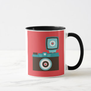 Taza Fotógrafo colorido de la cámara de Diana Lomo de