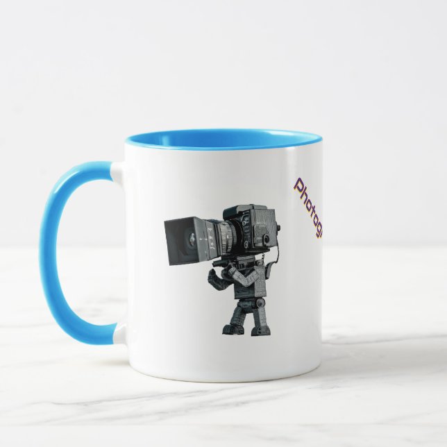 Taza Fotógrafo Robot (Izquierda)