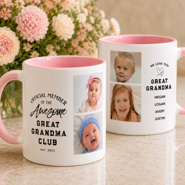 Taza Fotomontaje Abuela Genial Increíble (Subido por el creador)