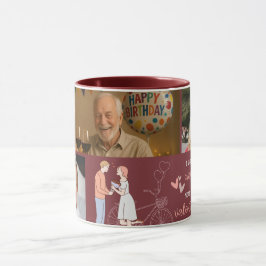 Taza Fotos de Colaje de Dulces Recuerdos Día de San Val