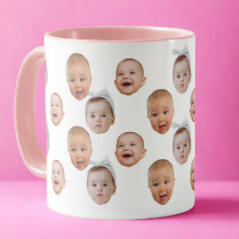 Taza Fotos de Face Face, Personalizado divertida