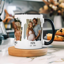 Taza Fotos de los Logros de Papá & Años Regalo de Texto