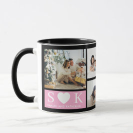 Taza Fotos de Pareja EDITABLES Iniciales para San Valen