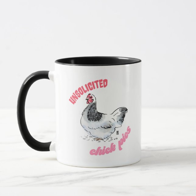 Taza Fotos de polluelos no solicitadas - Mug de pollo d (Izquierda)