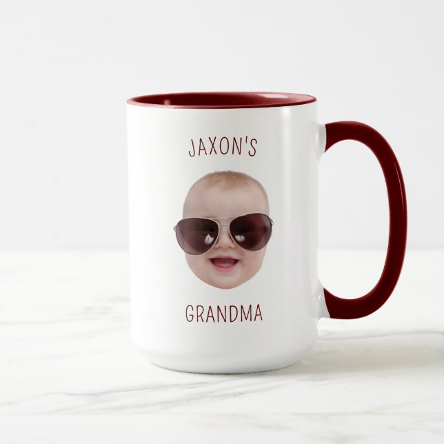 Taza Fotos del bebé personalizadas Día de los Padres (Derecha)