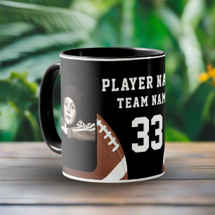 Taza Fotos del equipo 2 del jugador de fútbol