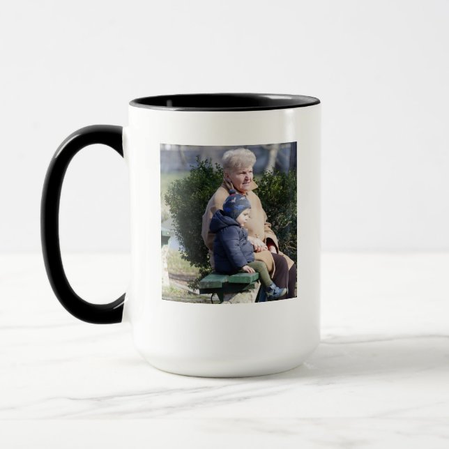 Taza Fotos personalizadas Café Mug Regalo de cumpleaños (Izquierda)