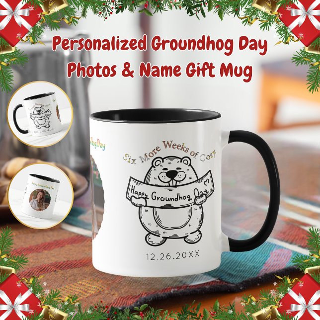 Taza Fotos personalizadas del Día de la Marmota y Regal (Subido por el creador)