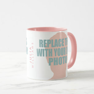Taza fotos rosadas