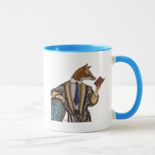 Taza Fox de lectura de libros