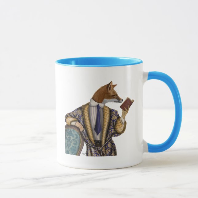 Taza Fox de lectura de libros (Derecha)