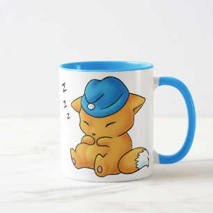 Taza Fox del casquillo el dormir