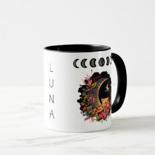 Taza Fox Dormido Con Personalizable Del Ciclo Lunar