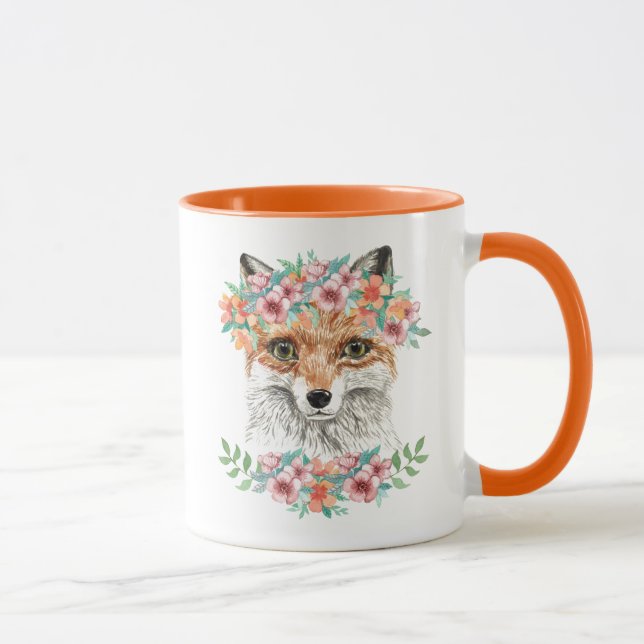 Taza Fox floral (Derecha)