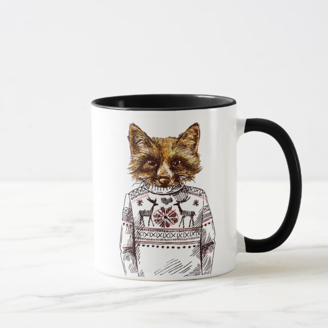 Taza Fox vestido astuto (Derecha)