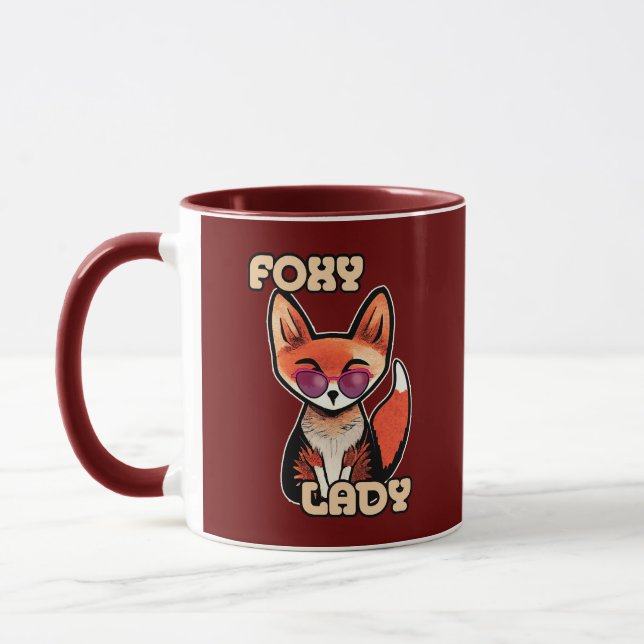Taza Foxy Lady | Cortar Fox (Izquierda)
