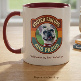 Taza Fracaso en la Adopción y Orgulloso Regalo de Resca