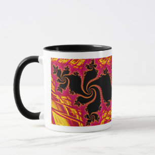 Taza Fractal llamativo