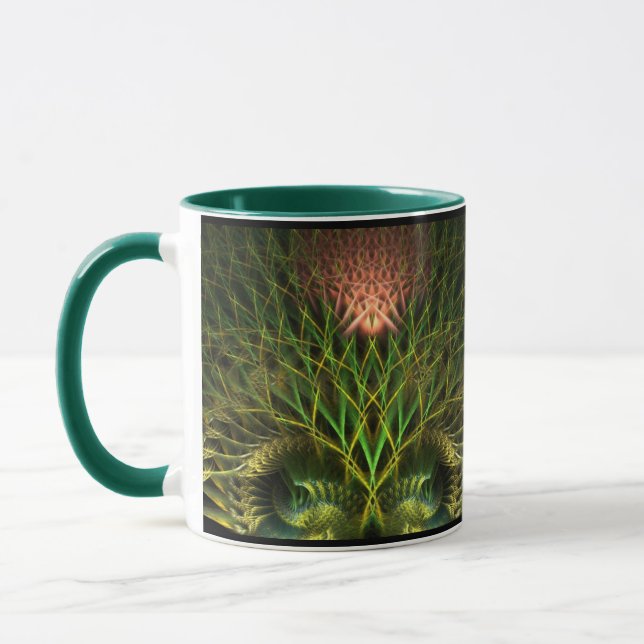 Taza FractalART Greenia Mug (Izquierda)
