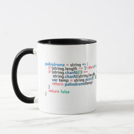 Taza Fragmento de código de programación Palindrome