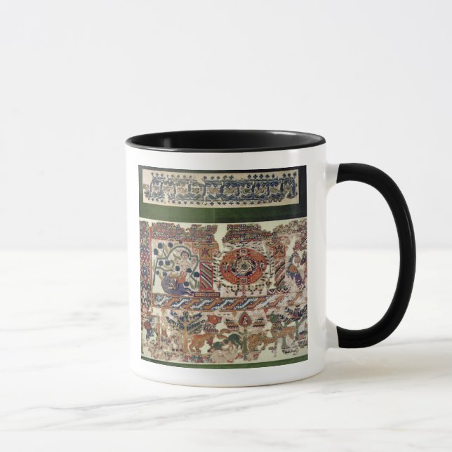 Taza Fragmento de la materia textil que representa (Derecha)