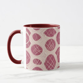 Taza Frambuesa Minimal Abstracto