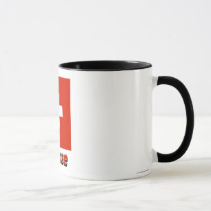 Taza Français de Drapeau Suisse avec le nom en