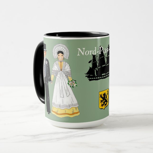 Taza France, Nord-Pas-de-Calais (Anverso izquierdo)