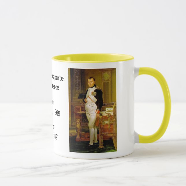 Taza Francés:  Napoleon Bonaparte (Derecha)