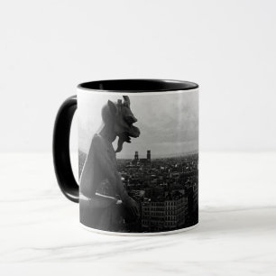 Taza Francia de la Vintage París Notre Dame