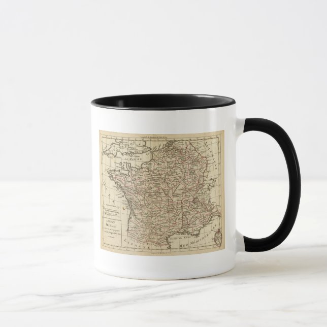 Taza Francia, departamentos (Derecha)