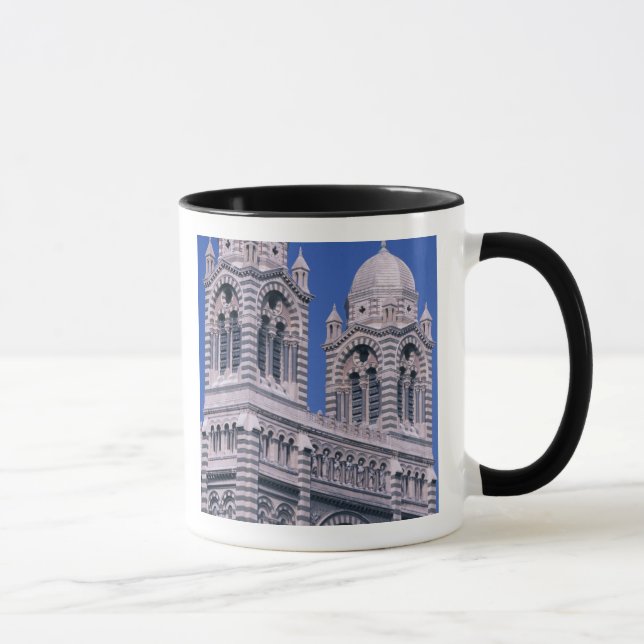 Taza Francia, Marsella, Provenza. Catedral de la Catedr (Derecha)
