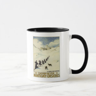 Taza Francia: Monjes esquiando