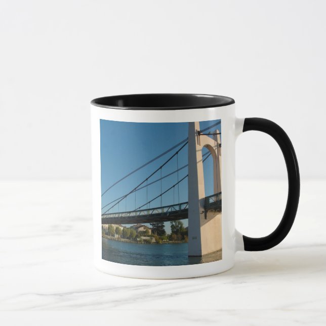 Taza Francia, Ródano-Alpes, Condrieu, puente a través d (Derecha)