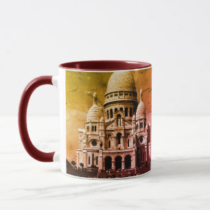 Taza Francia vintage París torre Eiffel palacio Chaillo