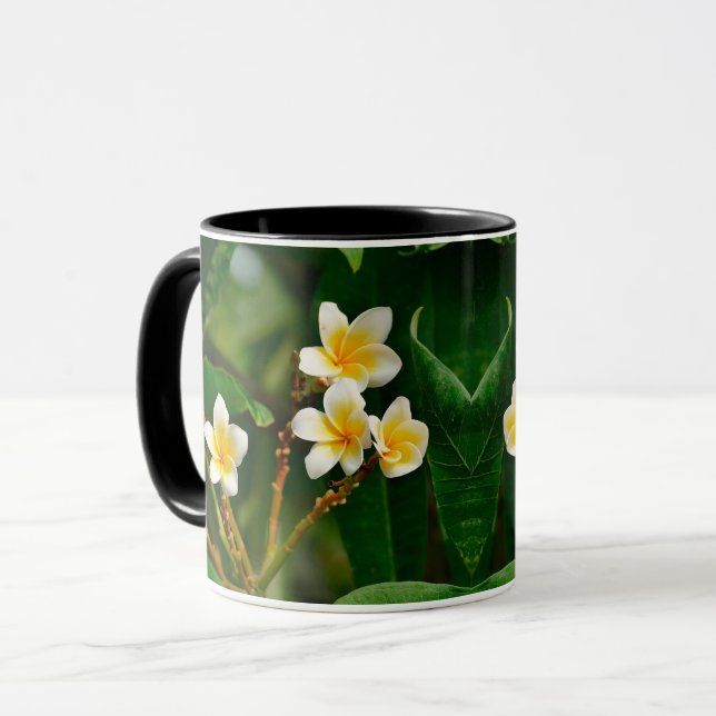 Taza Frangipani amarillo (Anverso izquierdo)