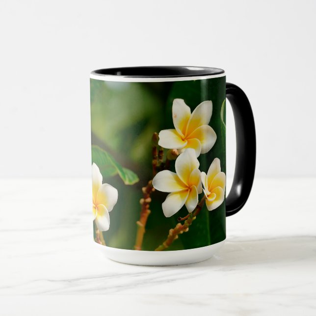 Taza Frangipani amarillo (Anverso derecho)
